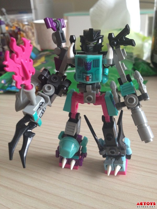 Transformers Kreon Micro Changer Abominous, Piranacon, Menasor In Hand Images  (1 of 5)